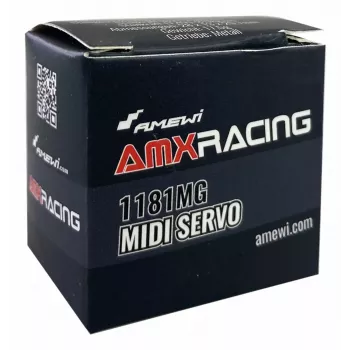 Amewi Micro-Servo AMXRacing 1181MG Midi analoogservo metallülekandega (28445)