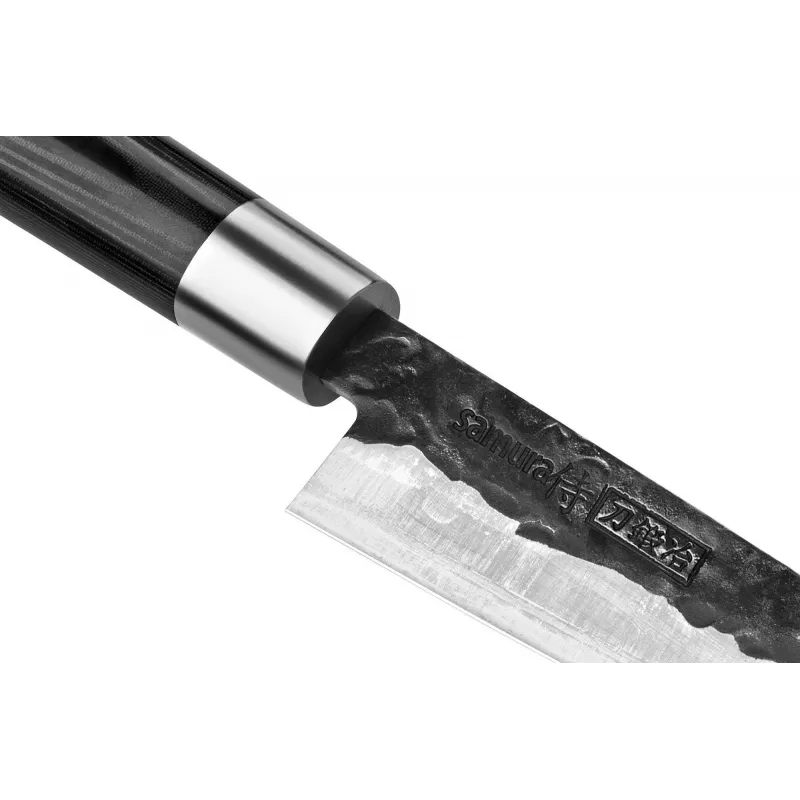 SAMURA Blacksmith Nakiri köögivili 162 mm, AUS-8 roostevaba teras, haamriga tera, G10 käepide