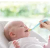 Kidsme beebi toidulusikad, 2-pakk, akvamariin, toidukõlblik silikoon, 4k+