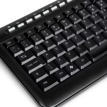 DSIT TB-602 Targus miniklaviatuur USB-ga, USA/Põhjamaade paigutus, 19 inch serveririiulitele