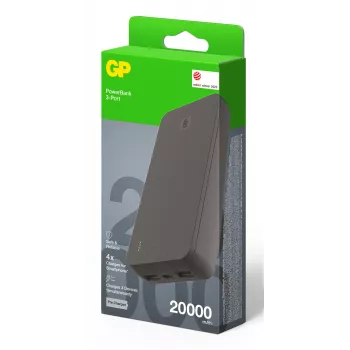 GP PowerBank B+ 20000 mAh must GPPBB20BBKBSR554