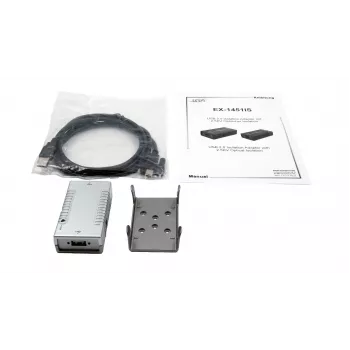 EXSYS EX-1451IS USB 2.0 optiline isolatsiooniadapter 2,5KV isolatsiooniga