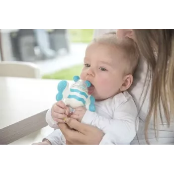 Kidsme Bumble Bee närimisrõngas ja kõristi, 3M+