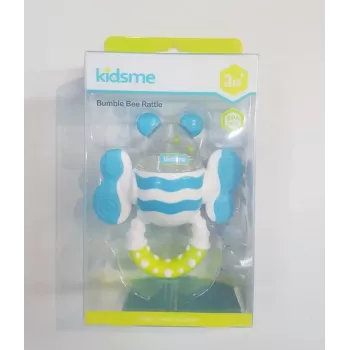 Kidsme Bumble Bee närimisrõngas ja kõristi, 3M+