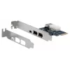 EXSYS EX-16600 PCI Express FireWire 1394a kaart 3+1 pordiga (VIA)