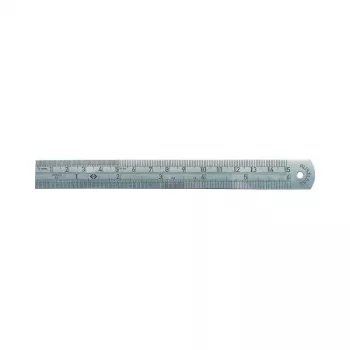 C.K Tools roostevabast terasest joonlaud, 150 mm / 6 tolli, mm ja tolli gradatsioonid (T3530 06)