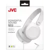 JVC juhtmega kõrvaklapid mikrofoniga, valged