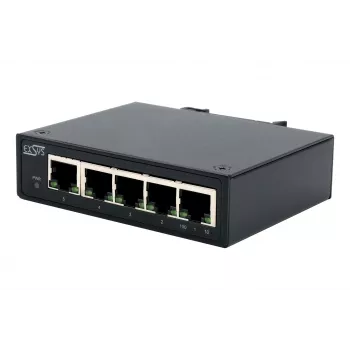 EXSYS 5-porti tööstuslik Etherneti lüliti, 10/100 Mbps, DIN-liinile, -40° kuni +75°C EX-6200-T