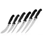 SAMURA SBU-0260 Butcher 6-osaline noakomplekt lihunikule koos teritusvarda ja rullkotiga
