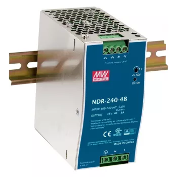 EXSYS Meanwell 240W DIN-liinil toiteallikas 48V/5A - NDR-240-48 (EX-6976)