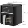 QUIN YJ-6505ADV digitaalne õhufritüür 6.5L must