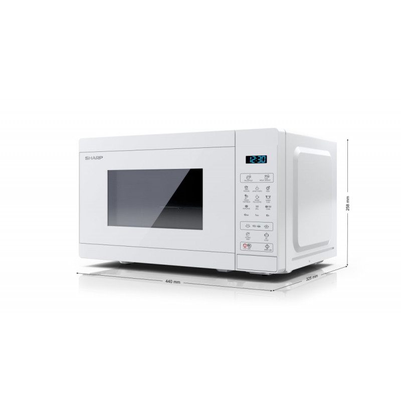 Sharp YC-MG02E-C 2-in-1 kombinatsioonmikrolaineahi grilliga, 20 L, 800 W, kreemjas