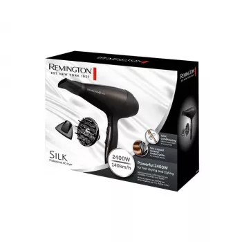 Remington Silk AC juuksekuivati, 2400W, must