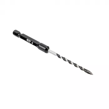 C.K Tools T3115 040 müüritise puur 4 mm, 1/4 tolli kuuskantvars, volframkarbiidotsik, 40CR teras