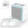 Honeywell DC515SP2L juhtmevaba uksekell pistikuga kellaploki ja vajutusnupuga, 150 m leviala, 6 meloodiat, valge