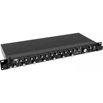 INTUSONIC PAA71+ mikrofon-liinimikser 7-kanaliga, 5 XLR-sisendiga, 2 stereo RCA, 2-ribaline EQ, +48V fantoomtoide, metallkorpus 12604190