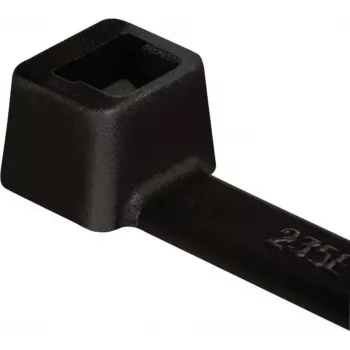 HellermannTyton T40R PA66W must kaablivits 175 x 4 mm, 100 pakk 111-01625