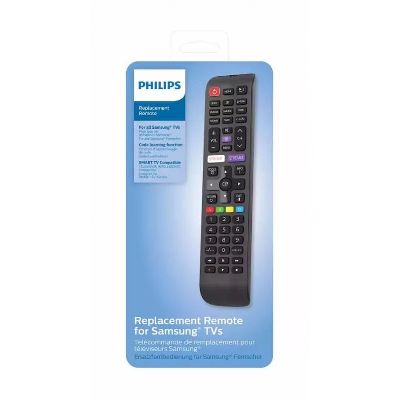 PHILIPS SRP4010/10 universaalne kaugjuhtimispult – 8-ühes infrapuna, õppimisfunktsioon, must