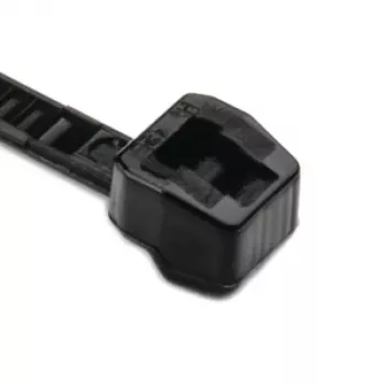 HellermannTyton OS-seeria väljast sakiline kaablikinnitus 100 x 2,5 mm, must, 100 tk 118-04700