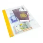 Rapesco Zippi Bags A5+ tõmblukuga kotid, 250 x 195 mm, läbipaistvad sinise, oranži, rohelise, punase ja kollase äärisega, 5 tk pakk 1502