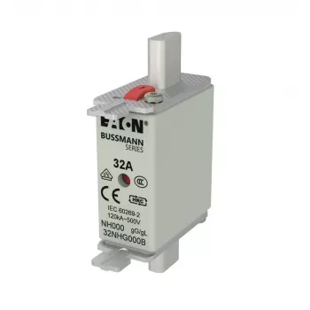 Eaton 32NHG000B NH-sulavkork koos mehaanilise indikaatoriga, 32 A, 500 V AC, suurus 000, gG, 3 tk pakend