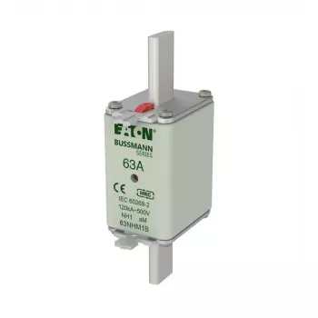 Eaton 63NHM1B NH-sulavkaitse, suurus 1, 63 A, 500 V AC, gG, 3 tk pakend