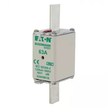 Eaton 63NHM1B NH-sulavkaitse, suurus 1, 63 A, 500 V AC, gG, 3 tk pakend