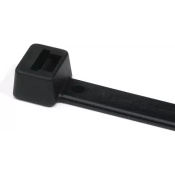 HellermannTyton T50R mustast polüamiidist kaablikinnitus 200mm x 4,6mm, 100 pakk 111-04950