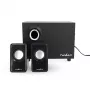 Nedis CSPR10021BK 2.0 Stereo USB-toitega arvutikõlarid, 6W RMS, must