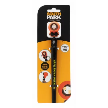 THUMBS UP Fidget Pen - South Park pastapliiats, must tint, 1,0 mm 5056563717447