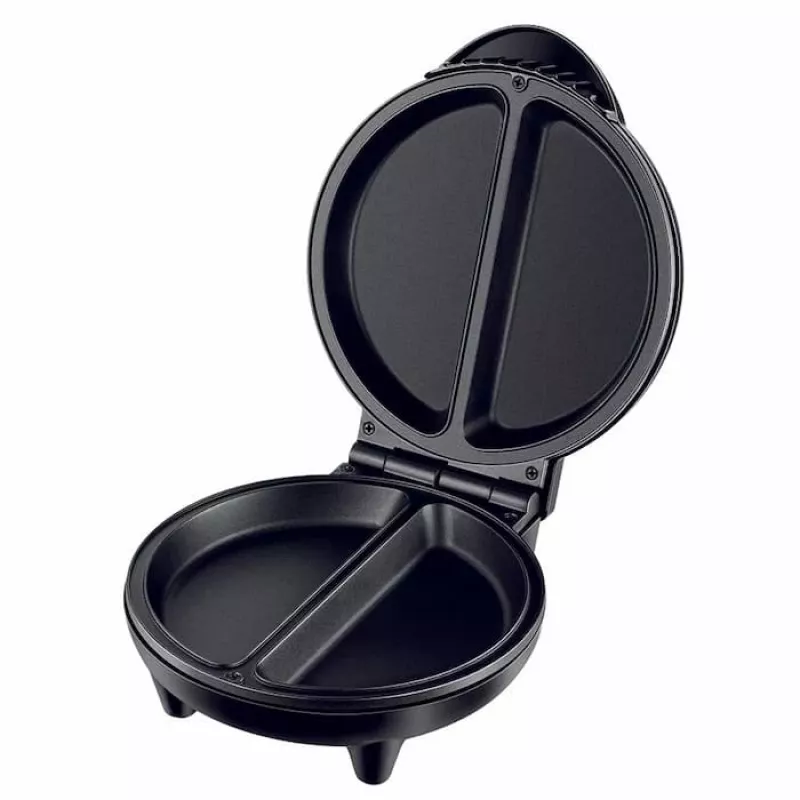 Lenco Melissa 16250086 vahvlimasin, 750 W, must, bakeliit, kleepumatu Teflon-kate