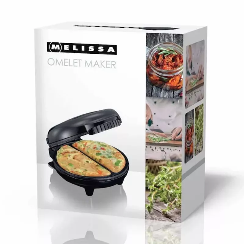 Lenco Melissa 16250086 vahvlimasin, 750 W, must, bakeliit, kleepumatu Teflon-kate