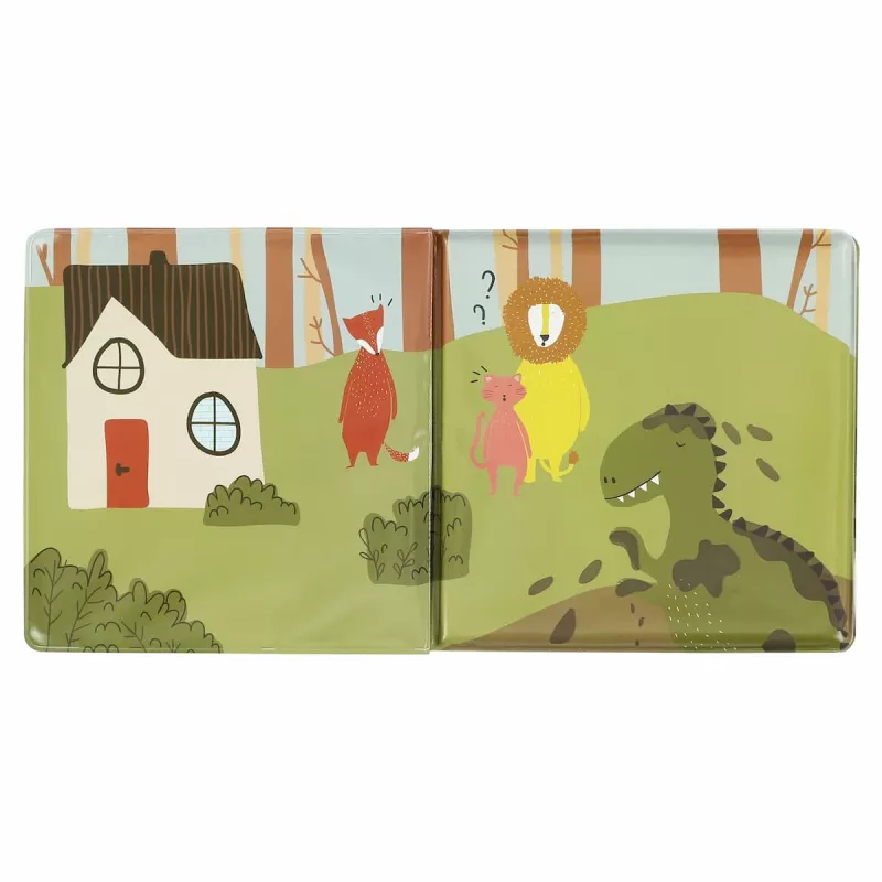 Trixie Dinosauruse Vanniraamat, Veekindel, Ujub, Krabisevad Lehed, 6m+