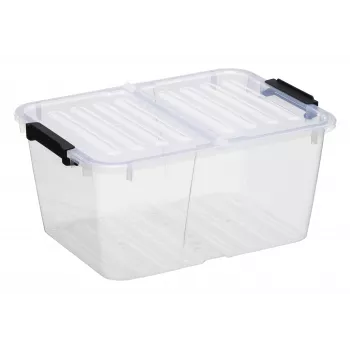 plast team HOME BOX FLEX 15L hoiukarp kokkupandava kaanega, taaskasutatud PP, 1 tk 23010800