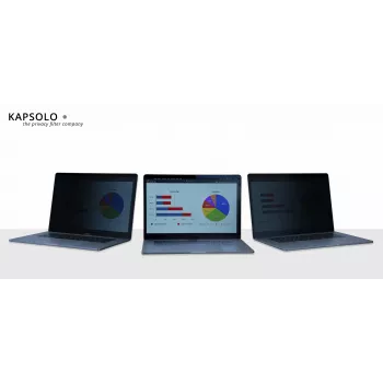 KAPSOLO kahesuunaline privaatsusfilter Microsoft Surface Pro 8 (2021) jaoks, eemaldatav, 13 tolli, 3:2, peegeldusvastane KAP12846