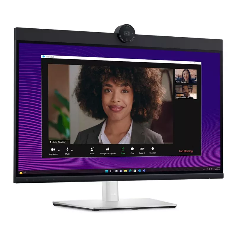 DELL P2724DEB 27-tolline QHD IPS videokonverentsi monitor koos veebikaamera, USB-C 90W, Ethernet