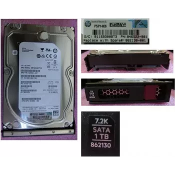 HPE 1TB SATA 6G 7.2K LFF LP kõvaketas (861686-S21)