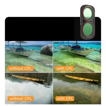 Sunnylife magnetiline CPL-filter Insta360 Luna Ultra jaoks (LU-FI235-C)