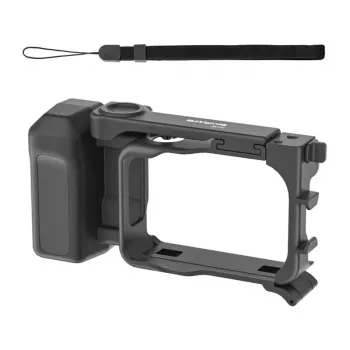 Sunnylife Vlogimiskomplekt Insta360 GO Ultra jaoks, kaelapael + külmking, must (GU-BK150-D)