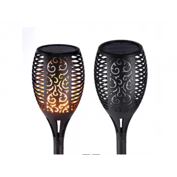 Forever Light päikeseenergial töötav leegitõrvik 33 LED-iga, 6,6W, 600mAh, IP44, maapinnakinnitus