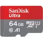SanDisk microSDHC Ultra 64GB UHS-I Class 10 100MB/s SD-adapteriga 00215482