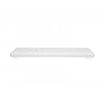 NATEC Tang US traadita Bluetooth + 2,4 GHz vaikne õhuke klaviatuur, valge