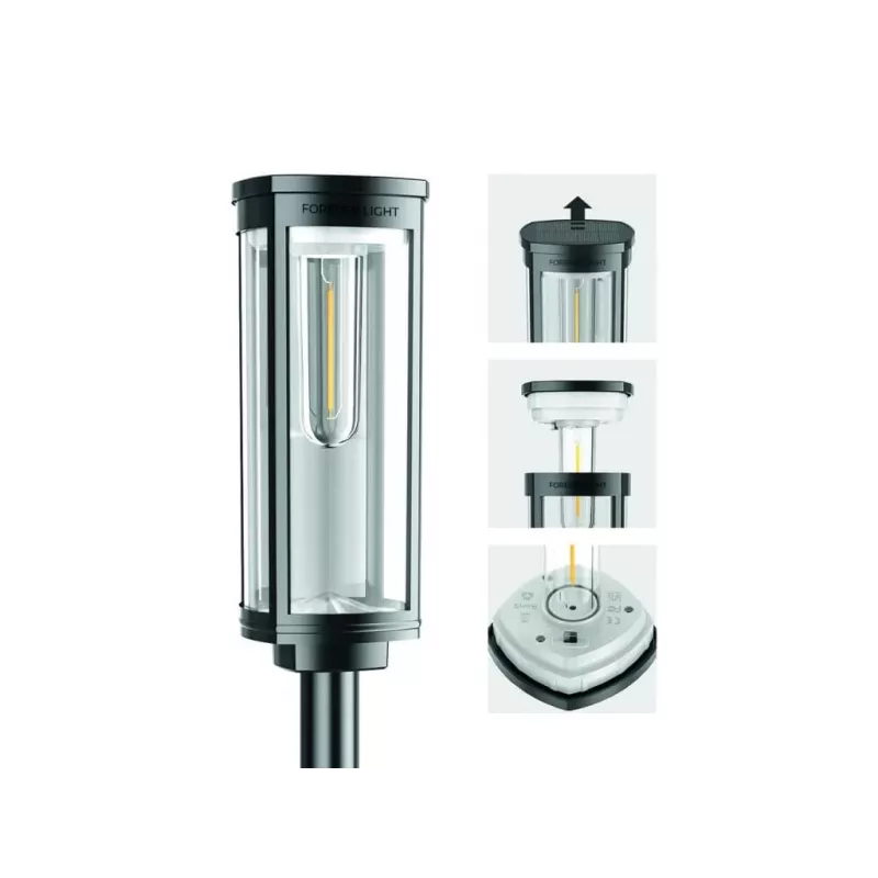 Forever Light Sunari FLS-97 LED päikesepatareiga dekoratiivne aiavalgusti 3000K, 1000mAh