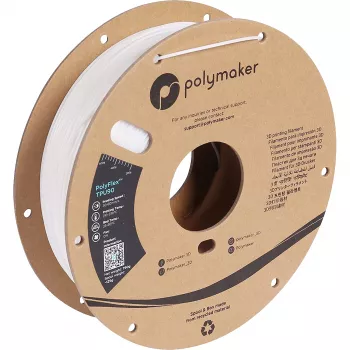 Polymaker PolyFlex TPU90 valge 1,75mm 750g painduv filament PD02002