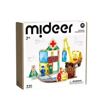 Mideer City Hero Squad MD1641 magnetkomplekt, 33 osa