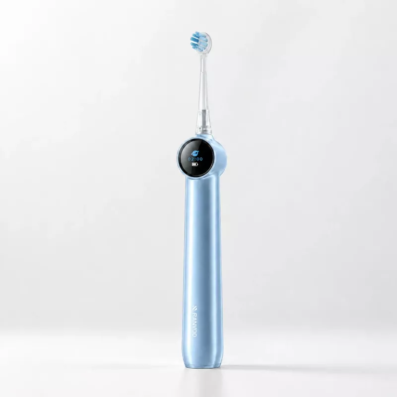 RANVOO PH5 Bubble Sonic elektriline hambahari, 38 000 VPM, 5 režiimi, IPX7, USB laadimine, sinine