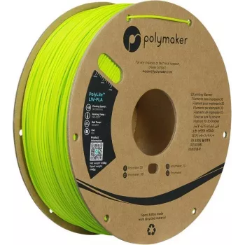 Polymaker PolyLite LW-PLA (PA08008) - Must, 1,75mm, 0,8kg