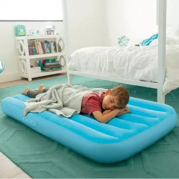 Intex 66803NP CozyKidz laste õhkmadrats 157 x 88 x 18 cm, sinine või roosa