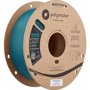 Polymaker HT-PLA-GF Klaaskiuga tugevdatud PLA filament 1,75mm 1kg Must PA18009