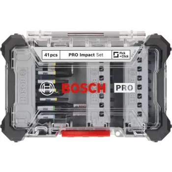 Bosch 2608521U78 36-osaline Impact Control kruvikeeraja otsakute komplekt kiirvabastus- ja magnetiliste hoidikutega